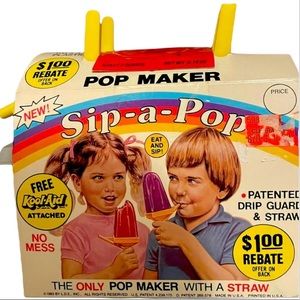Vintage 1980’s Sip-A-Pop Maker